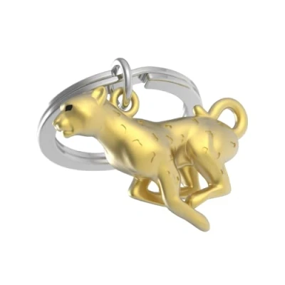 Abbildung von Meta[l]morphose MetallmorPHOSE Schlüsselanhänger Guepard Gold matt MTM272 01