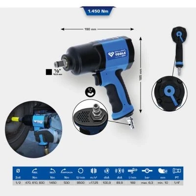 Abbildung von KS TOOLS BT160100 Schlagschrauber (Druckluft)