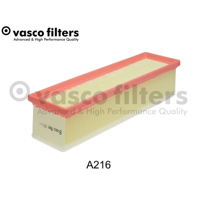 Abbildung von DAVID VASCO A216 Luftfilter 80mm 348mm 92mm rechteckig Filtereinsatz mit Vorfilter MERCEDES BENZ: C Klasse T modell, Limousine