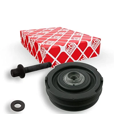 Abbildung von febi BILSTEIN 33583 Kurbelwellenriemenscheibe 5PK + 145 8 mit Rohrverbinder, Schraube Plus BMW: 3 Touring, 5 Limousine, Limousine