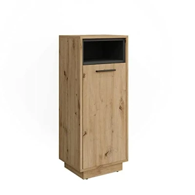Abbildung von Vicco Midischrank Beatrice, Eiche/Anthrazit, 38 x 93 cm