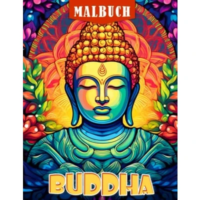 Abbildung von Buddha Malbuch: Wunderschöne Ausmalbilder für Kinder und Erwachsene Entspannung Stressabbau