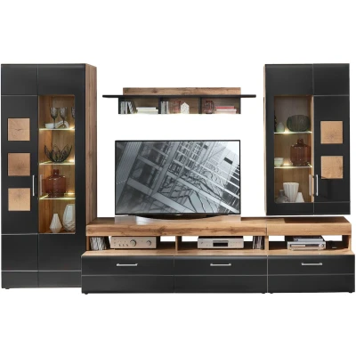 Abbildung von Innostyle Wohnwand &quot;Sonate&quot;, (Komplett Set, 5 St.), inkl. LED Beleuchtung
