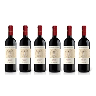 Abbildung von 6x 0,75l 2022er Cantine Leonardo da Vinci Rosso Toscana I.G.P. Italien Rotwein trocken