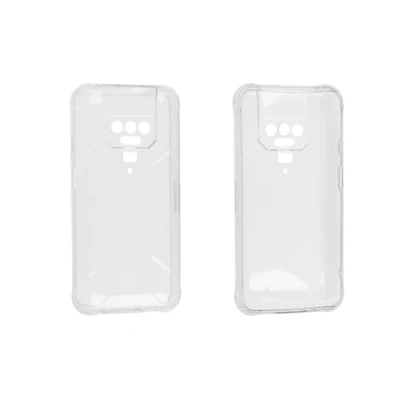 Abbildung von caseroxx Schutz Hülle TPU kompatibel mit Cubot Kingkong Power, Gummi Handy Tasche transparent