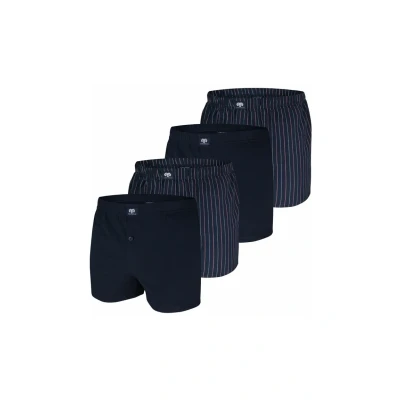 Abbildung von Ceceba 4 PACK Boxershorts, Herren, Größe: XL, Navy mehrfarbig