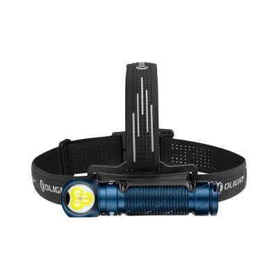 Abbildung von Olight Perun 3 Taschenlampe Stirnlampe Aufladbar Midnight Blue