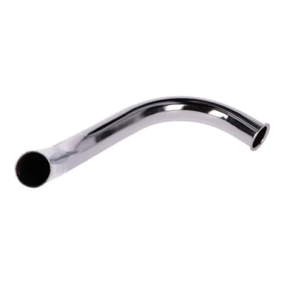 Abbildung von Auspuffkrümmer Chrom 28mm kompatibel für SIMSON S 50 51 53 50ccm 2Takt Mofa Moped 1975 1996