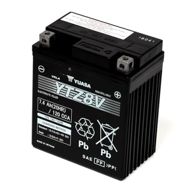 Abbildung von YUASA YTZ8V Batterie 12V 7,4Ah N