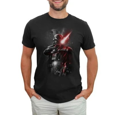 Abbildung von Star Wars Men&#039;s Epic Darth Vader Black T Shirt