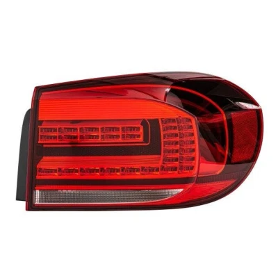 Abbildung von HELLA 2SD 011 715 061 Rückleuchte rechts äusserer Teil, oberer Teil LED, PY21W 12 weiß/rot mit Glühlampe, Lampenträger VOLKSWAGEN: Tiguan I