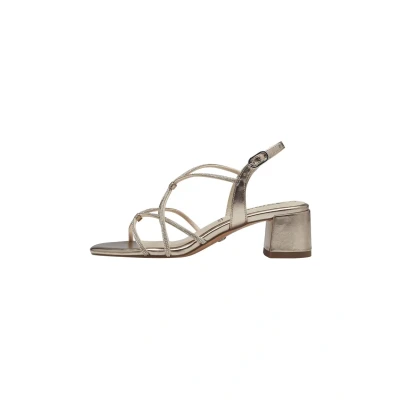 Abbildung von Tamaris Riemensandalette, Damen, Größe: 37, Light gold Schuhe