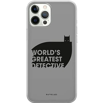 Abbildung von ERT GROUP Handyhülle für Iphone 12/12 PRO Original und offiziell Lizenziertes DC Muster Batman 051 optimal an die Form des Handy angepasst, hülle aus TPU