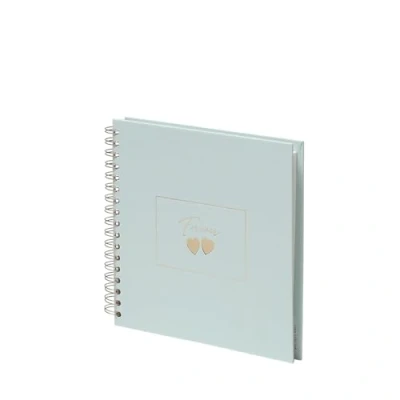 Abbildung von Rössler SOHO Fotoalbum zum Einkleben weiße Seiten selbstgestalten Hochzeit klein 230x230mm 1 Stück Farbe: Rosa Floral