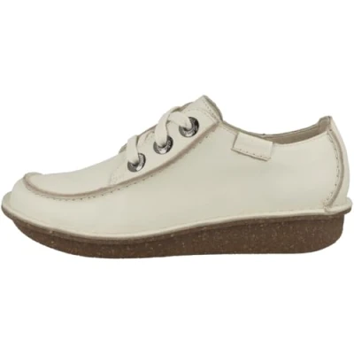 Abbildung von Clarks Schnürer, Damen, Größe: 41, Cream leather (26181433)