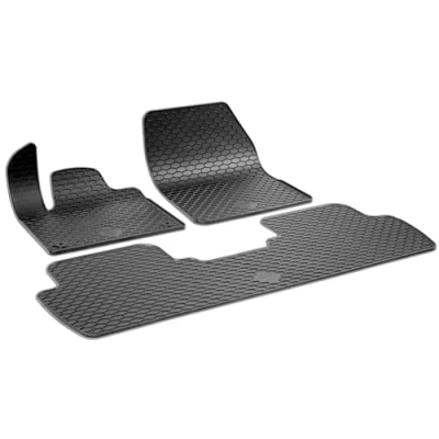 Abbildung von WALSER RubberLine 50855 Fußmattensatz Gummi vorne und hinten schwarz PEUGEOT: 5008 II, DS: DS7 Crossback