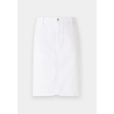 Abbildung von Tommy Hilfiger KNEE Straight Skirt Jeansrock, Damen, Größe: 36, Optic white