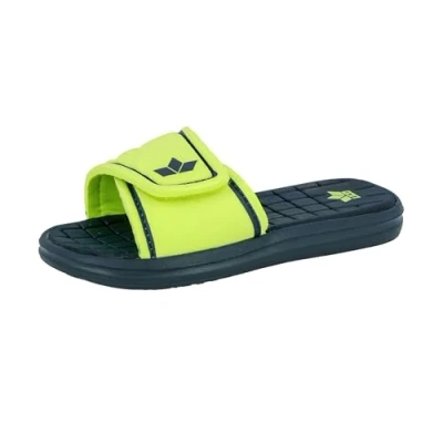 Abbildung von LICO Barracuda V Badesandale für Kinder, Größe: 39, Marine lemon Soft synthetic