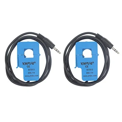 Abbildung von HUABAN 2PCS SCT013 020 20A 1V Nicht invasiver Split Core Stromwandlersensor