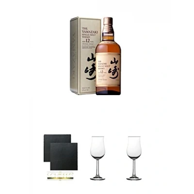 Abbildung von Yamazaki Suntory 12 Jahre Single Malt Whisky 0,7 Liter Geschenkset