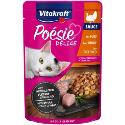 Abbildung von Vitakraft Posie Deli Sauce Pouch 85 g Katzenfutter Truthahn...