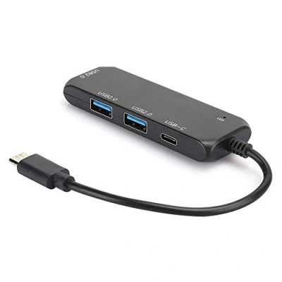 Abbildung von USB Hub Adapter, 4 Port c auf 3 x 2.0 + 1 Type Splitter Erweiterungsdatenkabel Dock Station Converter für Laptop Tablet Desktop PC