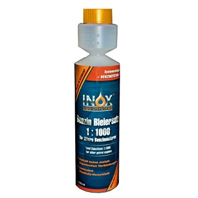 Abbildung von INOX® Benzin Blei Ersatz 1:1000, 250 ml Kraftstoffadditiv für ältere Benzinmotoren gegen Leistungsabfall und Motorschäden