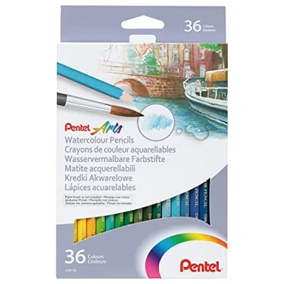Abbildung von Pentel CB9 Buntstifte acqerellabili, mehrfarbig