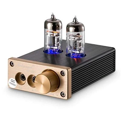 Abbildung von Nobsound NS 08E Kopfhörerverstärker mit Röhren, HiFi Mini Valve Tube Headphone Amplifier Stereo amp Audio