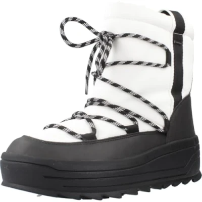 Abbildung von Geox Damen D MILLEINY B ABX A Ankle Boot, White/Black, 37 EU
