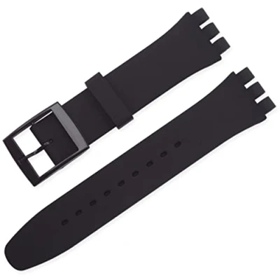 Abbildung von BBZ 16MM Silikonband kompatibel mit Swatch Watch strap