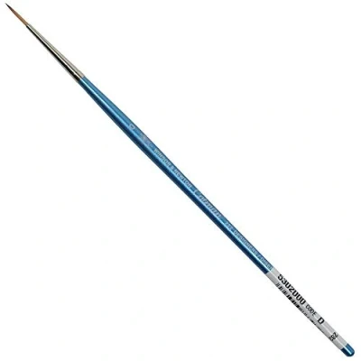 Abbildung von Winsor &amp; Newton 5302000 Cotman Aquarell Synthetikhaar Pinsel Serie 222 Designerpinsel, Schlepperpinsel mit exzellenter Sprungkraft, Farbragekraft und Punktgenauigkeit, kurzer Stiel Nr. 0 1,2 mm