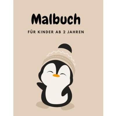 Abbildung von Ein Malbuch mit Wintermotiven für Kinder ab 2 Jahren. interaktives Buch sensible Kinder.: Entspannung und Kreativität