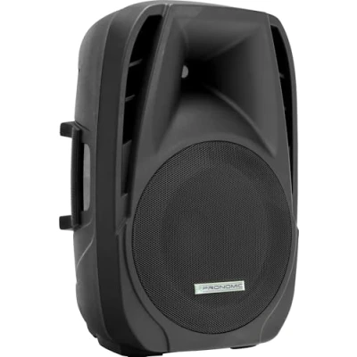 Abbildung von Pronomic PH15A Bühnen und Konzertlautsprecher Aktiv PA Lautsprecher Aktive ABS Box, 15 Zoll, 38 cm, 350W) schwarz