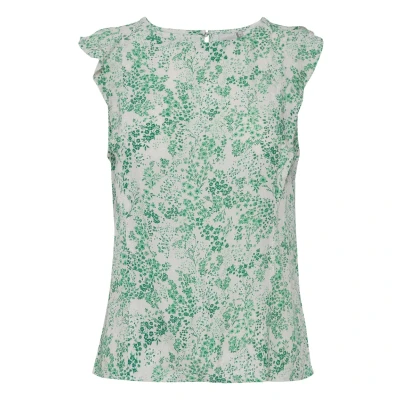 Abbildung von ICHI Ihmarrakech AOP Bluse, Damen, Größe: XL, Holly green