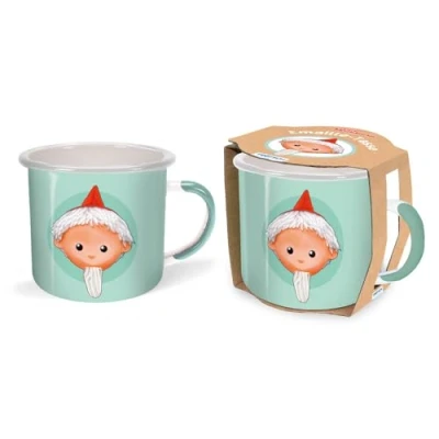 Abbildung von Trötsch Unser Sandmännchen Emailletasse Sandmann: Kaffeetasse Teetasse Geschenkidee Geschenk Tasse Emaillebecher