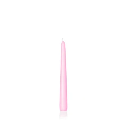 Abbildung von Spitzkerzen Rosa 250 x 25 mm, 12 Stück, konische Kerzen, Kerzen in konischer Form