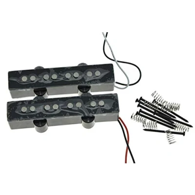 Abbildung von KAISH Alnico 5 J Bass Tonabnehmer Set 60er Vintage Sound 4 Saiten Jazz