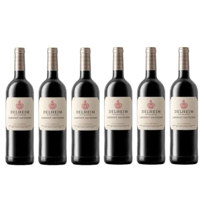Abbildung von 6x 0,75l 2020er Delheim Cabernet Sauvignon Stellenbosch W.O. Südafrika Rotwein trocken