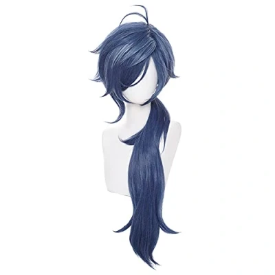 Abbildung von HIROAKIYA Kaeya Wig, Genshin Impact Cosplay Wig with Cap
