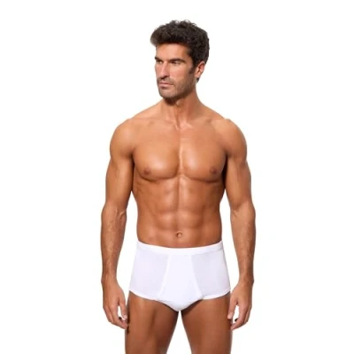 Abbildung von Abanderado Slip Herren Baumwolle 6er Pack weiß 44