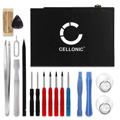 Abbildung von CELLONIC® Ersatz Akku A1547 für iPad Air 2 (A1566 / A1567) 7300mAh + Werkzeug Set Ersatzakku Tablet PC Batterie Tabletakku, Battery