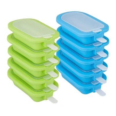 Abbildung von relaxdays Eisform Eisformen 10er Set Silikon