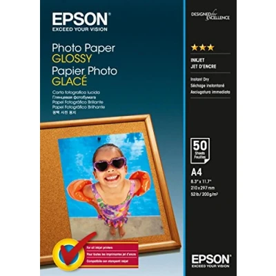Abbildung von Epson Fotopapier Photo Paper Glossy, Format A4, glänzend, 200 g/m², 50 Blatt