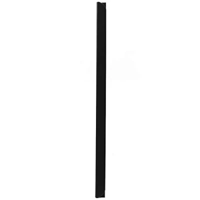 Abbildung von LEO’s 100 x Klemmschienen Schwarz DIN A4 (297 mm) FH 3 4 mm für ca. 30 Blatt Klemmschiene zum Binden von ungelochten Papier Unterlagen und Blattsammlungen Klemmleiste aus Hart PVC