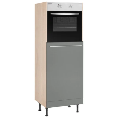 Abbildung von OPTIFIT Backofenumbauschrank &quot;Bern&quot;, 60 cm breit, 176 hoch, höhenverstellbare Stellfüße, mit Metallgriff