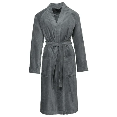 Abbildung von Vossen Dallas Unisex Bademantel GREY, Größe: Large, Grey