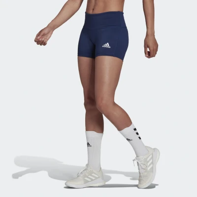 Abbildung von adidas Performance 4 INCH Tights Team navy white, Damen, Größe: Small, white