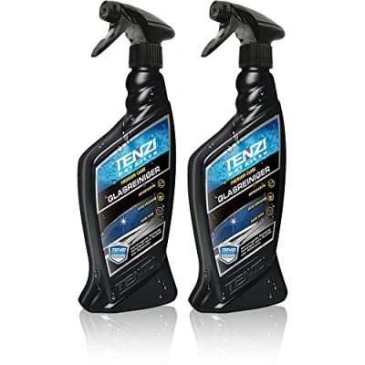 Abbildung von TENZI 2X Premium Glasreiniger (600ml) Auto &amp; Motorrad Scheibenreiniger, Keine Streifen klare Sicht, Antibeschlag Lotuseffekt, Abperleffekt für Autoscheibe, Fenster, Scheiben, Glas, streifenfrei