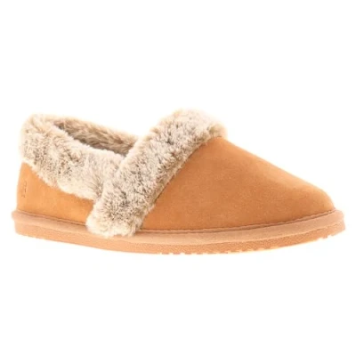 Abbildung von Hush Puppies Ariel Wildleder Damen Hausschuhe In Beige